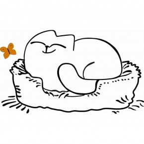 Кровать двухуровневая Кот № 900.1 ПРАВАЯ (туя светлая/белый) в Лысьве - lysva.ok-mebel.com | фото 2