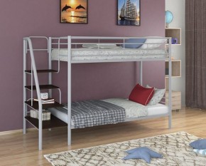 Кровать двухъярусная "Толедо" Серый/Венге в Лысьве - lysva.ok-mebel.com | фото 1