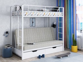 Кровать двухъярусная с диваном "Мадлен-ЯЯ" с ящиками в Лысьве - lysva.ok-mebel.com | фото 1