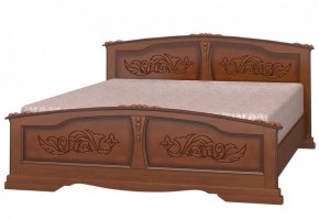 ЕЛЕНА Кровать из массива 1200 (Орех) в Лысьве - lysva.ok-mebel.com | фото 1