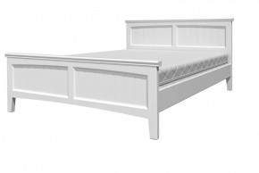 ГРАЦИЯ-4 Кровать из массива 1600 (Белый античный) в Лысьве - lysva.ok-mebel.com | фото