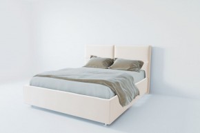 Кровать Корсика с ПМ 800 (экокожа белая) в Лысьве - lysva.ok-mebel.com | фото 2