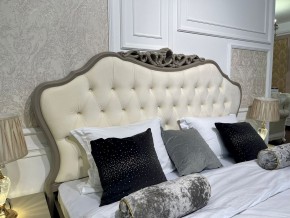 Кровать Мокко 1600 с мягким изголовьем + основание (серый камень) в Лысьве - lysva.ok-mebel.com | фото 2