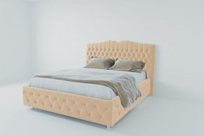 Кровать Нягань с ПМ 900 (экокожа бежевая) в Лысьве - lysva.ok-mebel.com | фото