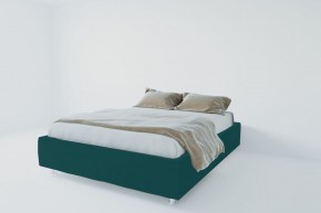 Кровать Подиум с ортопедическим основанием 800 (велюр бирюзовый) в Лысьве - lysva.ok-mebel.com | фото 1