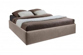 Кровать Подиум с ПМ 1400 (велюр серый) в Лысьве - lysva.ok-mebel.com | фото