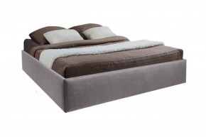 Кровать Подиум с ПМ 1400 (велюр темно-серый) в Лысьве - lysva.ok-mebel.com | фото