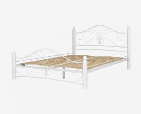 Кровать "Фортуна 1" КМД 2.01 Белая (1200*2000) (ножки-белые) с коваными элементами в Лысьве - lysva.ok-mebel.com | фото 2