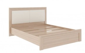 Кровать 1.6 Глэдис М31 с настилом и мягкой частью (ЯШС/Белый) в Лысьве - lysva.ok-mebel.com | фото 2