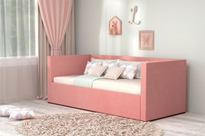 Кровать с ПМ (арт.030) (с/м 900*2000мм) (б/матр), ткань розовая в Лысьве - lysva.ok-mebel.com | фото