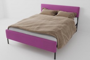 Кровать Стандарт Мини с ортопедическим основанием 1600 (велюр розовый) в Лысьве - lysva.ok-mebel.com | фото