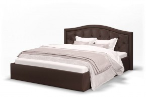 Кровать Стелла 1200 + Основание (Лесмо brown) коричневый в Лысьве - lysva.ok-mebel.com | фото