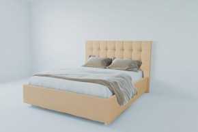 Кровать Венеция без основания 2000 (экокожа бежевая) в Лысьве - lysva.ok-mebel.com | фото