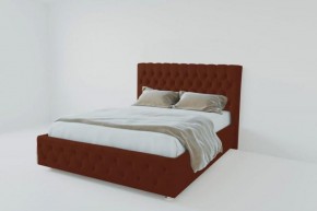 Кровать Версаль 1200 без основания (велюр бордо) в Лысьве - lysva.ok-mebel.com | фото 1