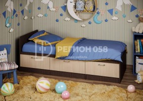 Кровать Юниор-5 ЛДСП в Лысьве - lysva.ok-mebel.com | фото 1