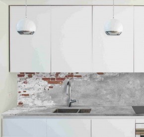 Кухонный фартук со столешницей (А-01) в едином стиле (3050 мм) в Лысьве - lysva.ok-mebel.com | фото