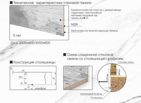 Кухонный фартук со столешницей (А-02) в едином стиле (3050 мм) в Лысьве - lysva.ok-mebel.com | фото 7