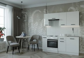 Кухонный гарнитур Белый Глянец 1800 (Стол. 26мм) в Лысьве - lysva.ok-mebel.com | фото