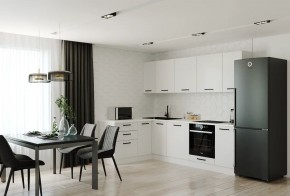 Кухонный гарнитур Белый Глянец 2600*1600 (Стол. 26мм) в Лысьве - lysva.ok-mebel.com | фото
