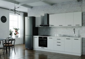 Кухонный гарнитур Белый Глянец 2800 (Стол. 38мм) в Лысьве - lysva.ok-mebel.com | фото