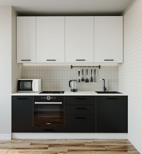 Кухонный гарнитур Графика 2200 (Стол. 26мм) в Лысьве - lysva.ok-mebel.com | фото