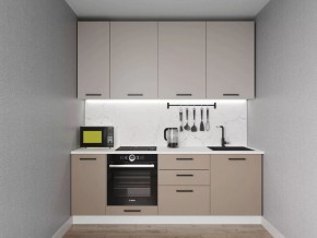 Кухонный гарнитур Каппучино 2200 h950 (Стол. 38мм) в Лысьве - lysva.ok-mebel.com | фото