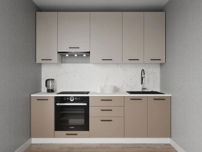 Кухонный гарнитур Каппучино 2400 h950 (Стол. 38мм) в Лысьве - lysva.ok-mebel.com | фото