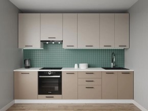Кухонный гарнитур Каппучино 3000 h950 (Стол. 38мм) в Лысьве - lysva.ok-mebel.com | фото