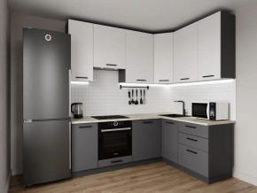 Кухонный гарнитур Меренга 2200*1600 h950 (Стол. 26мм) в Лысьве - lysva.ok-mebel.com | фото