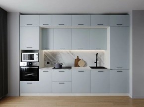Кухонный гарнитур Смоки 3400 (Стол. 26мм) в Лысьве - lysva.ok-mebel.com | фото