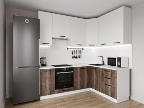 Кухонный гарнитур Старое Дерево 2200*1600 h950 (Стол. 26мм) в Лысьве - lysva.ok-mebel.com | фото