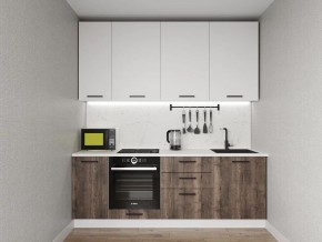 Кухонный гарнитур Старое Дерево 2200 h950 (Стол. 26мм) в Лысьве - lysva.ok-mebel.com | фото