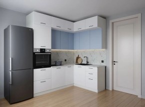 Кухонный гарнитур угловой Капри 2200*1700 (Стол. 38мм) в Лысьве - lysva.ok-mebel.com | фото