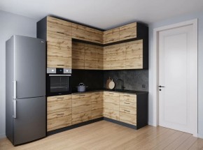 Кухонный гарнитур угловой Крафт 2200*1700 (Стол. 26мм) в Лысьве - lysva.ok-mebel.com | фото