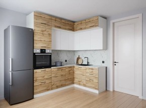 Кухонный гарнитур угловой Лада 2200*1700 (Стол. 26мм) в Лысьве - lysva.ok-mebel.com | фото