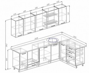 Кухонный гарнитур угловой Шимо 2600х1600 (Стол. 26мм) в Лысьве - lysva.ok-mebel.com | фото 2