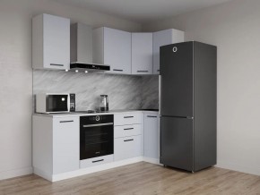 Кухонный гарнитур угловой Смоки 2200*1000 (Стол. 38 мм) в Лысьве - lysva.ok-mebel.com | фото