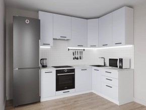 Кухонный гарнитур угловой Смоки 2200*1600 h950 (Стол. 26мм) в Лысьве - lysva.ok-mebel.com | фото