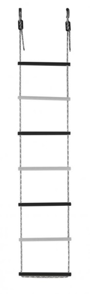 Лестница веревочная 7 перекладин цв.черный, белый D=25  в Лысьве - lysva.ok-mebel.com | фото