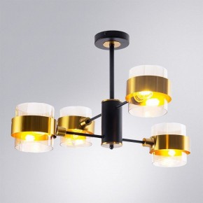 Люстра на штанге Arte Lamp Carlo A8205SP-4BK в Лысьве - lysva.ok-mebel.com | фото 2