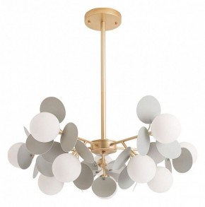 Люстра на штанге Arte Lamp Peacock A1369SP-10GY в Лысьве - lysva.ok-mebel.com | фото