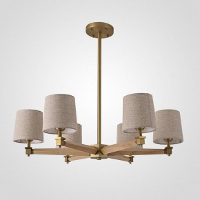 Люстра на штанге Imperiumloft Jorgenson Beige/Light wood STAVRA01 в Лысьве - lysva.ok-mebel.com | фото