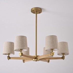 Люстра на штанге Imperiumloft Jorgenson Beige/Light wood STAVRA01 в Лысьве - lysva.ok-mebel.com | фото 3
