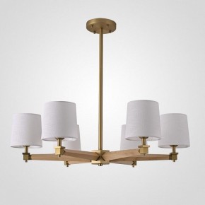 Люстра на штанге Imperiumloft Jorgenson White/Light wood STAVRA01 в Лысьве - lysva.ok-mebel.com | фото