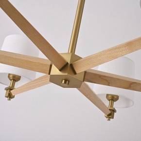 Люстра на штанге Imperiumloft Jorgenson White/Light wood STAVRA01 в Лысьве - lysva.ok-mebel.com | фото 13
