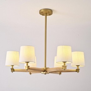 Люстра на штанге Imperiumloft Jorgenson White/Light wood STAVRA01 в Лысьве - lysva.ok-mebel.com | фото 3