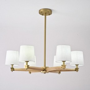 Люстра на штанге Imperiumloft Jorgenson White/Light wood STAVRA01 в Лысьве - lysva.ok-mebel.com | фото 4