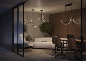 Люстра на штанге Maytoni Wabi MOD428PL-L27BK в Лысьве - lysva.ok-mebel.com | фото 6