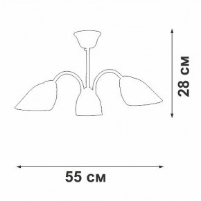 Люстра на штанге Vitaluce V3336 V3336-0/3PL в Лысьве - lysva.ok-mebel.com | фото 3