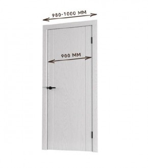 Межкомнатная дверь Bolivar Роялвуд белый (комплект) 900 в Лысьве - lysva.ok-mebel.com | фото
